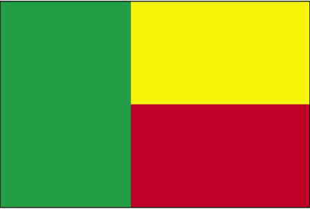 Nationalflagge Benin
